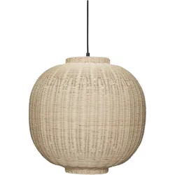 Hübsch, Pendelleuchte, - Chand Pendant Round Natural (E27)