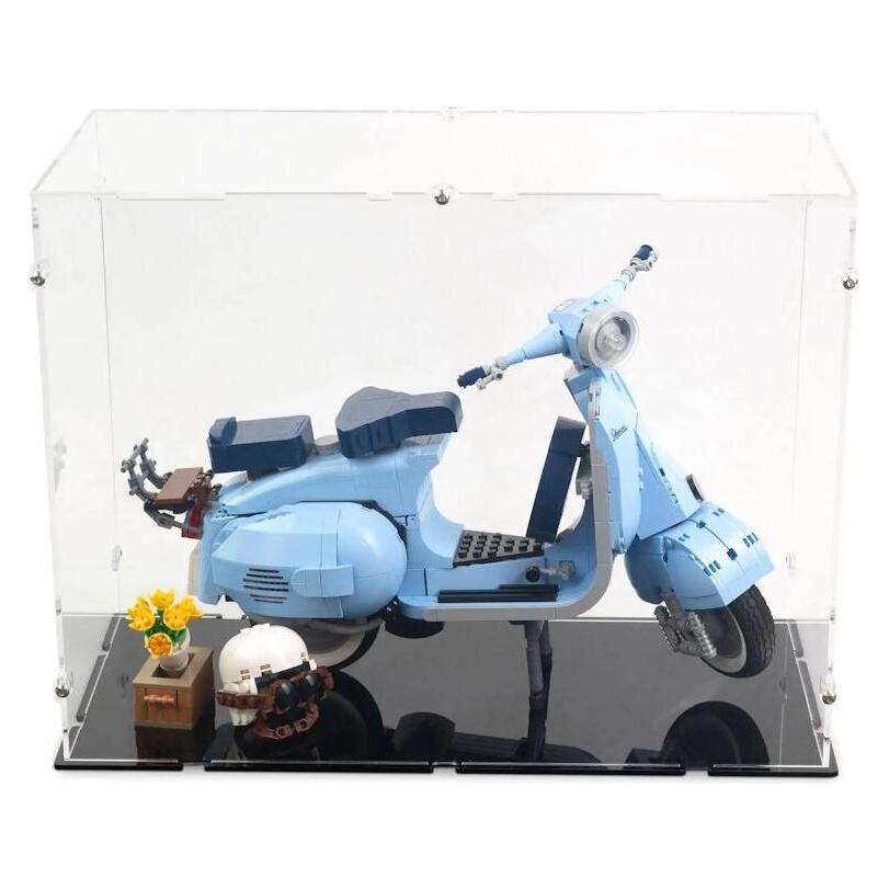 iDisplayit Acryl-Display für LEGO 10298 Vespa 125 (Mit schwarzem Boden) (120080)