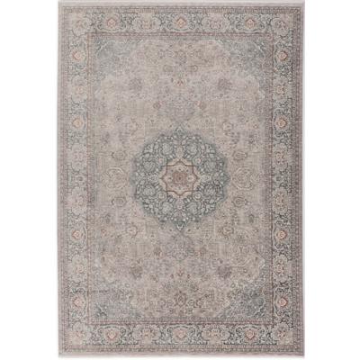 Teppich ASTRA "Tropea 242", grau, B:160cm H:6mm L:230cm, Kunstfaser, Teppiche, Teppich, hochwertiger Kurzflor, leichter Glanz, Vintage, Wohnzimmer