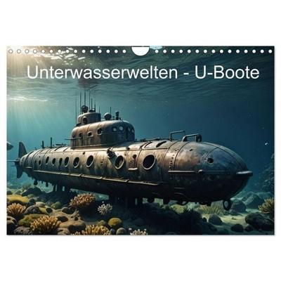 Unterwasserwelten - U-Boote (Wandkalender 2027 DIN A4 quer), CALVENDO Monatskalender