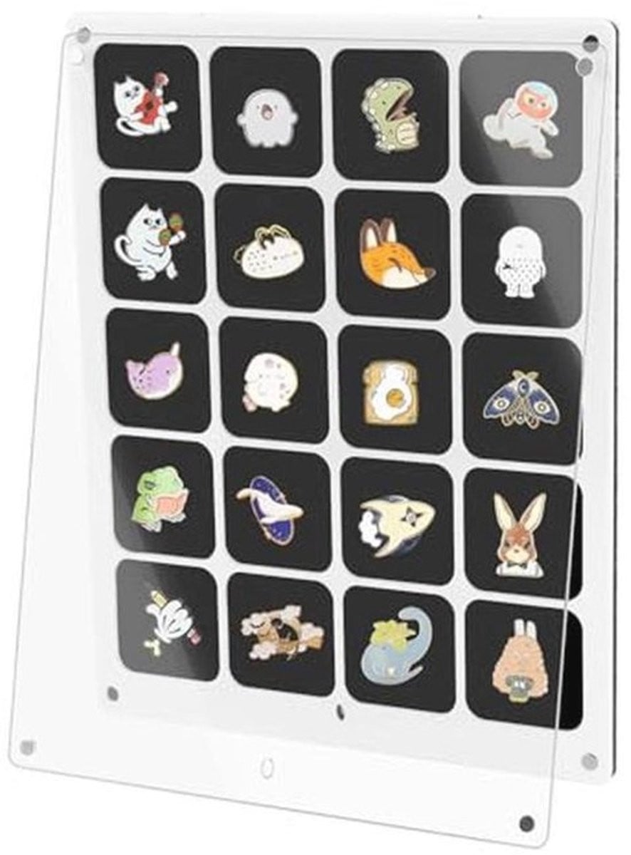 Pin Badge Houder - Acryl Display voor Pins en Sieraden