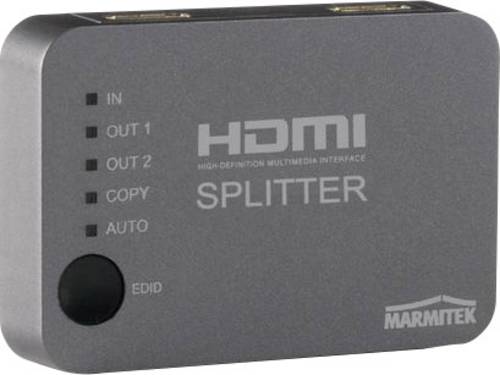Marmitek Split 312 2 Port HDMI-Splitter 3D-Wiedergabe möglich 3840 x 2160 Pixel Silber