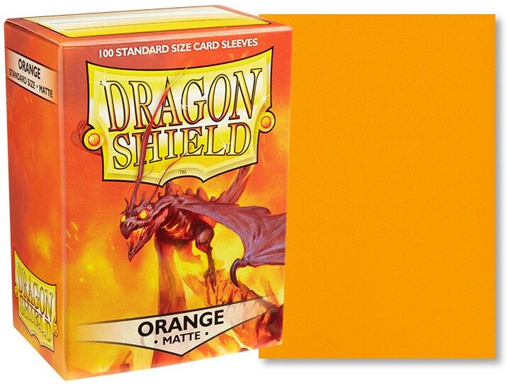 100 Dragon Shield Matte : Orange