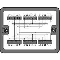 WAGO 899-631/187-000 Verteiler-Box 899 25 A Schwarz 1 St.