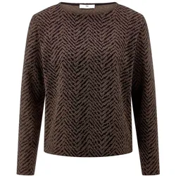 Sweatshirt Rundhals-Ausschnitt Peter Hahn blau, 40