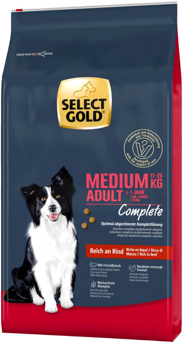Select Gold Complete Medium Adult con Manzo 12KG