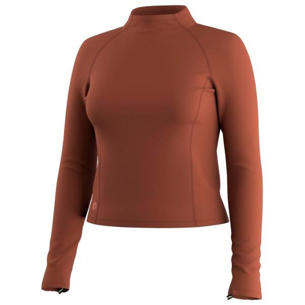 Smartwool - Women's Active Merino Movement Mock Neck - Merinolongsleeve Gr M braun