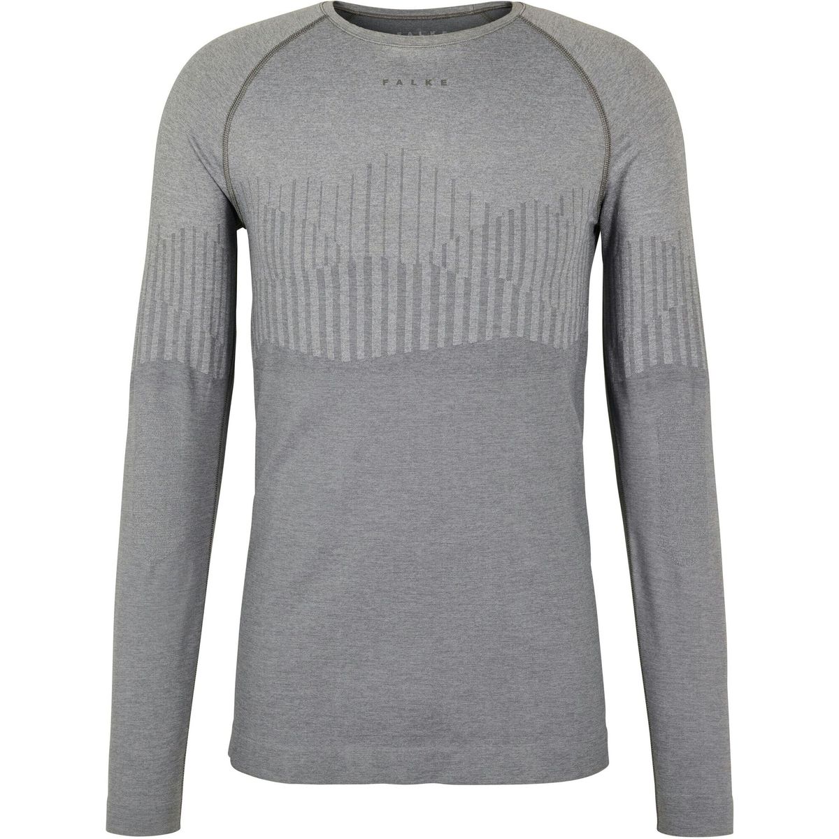 Falke Herren Langarmshirt Warm dark grey -heather (3278) M 39687-3278-M
