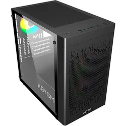 Abysm Gaming Danube Inva MX202 (mATX, Micro-ITX), PC Gehäuse, Schwarz