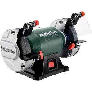 Metabo Doppelschleifmaschine DS 125 M, 200 Watt, Grob- und Feinschleifstein mit 125 mm Ø