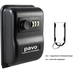 pavo Deluxe Schlüsseltresor   mit 1 Zahlenschloss grau