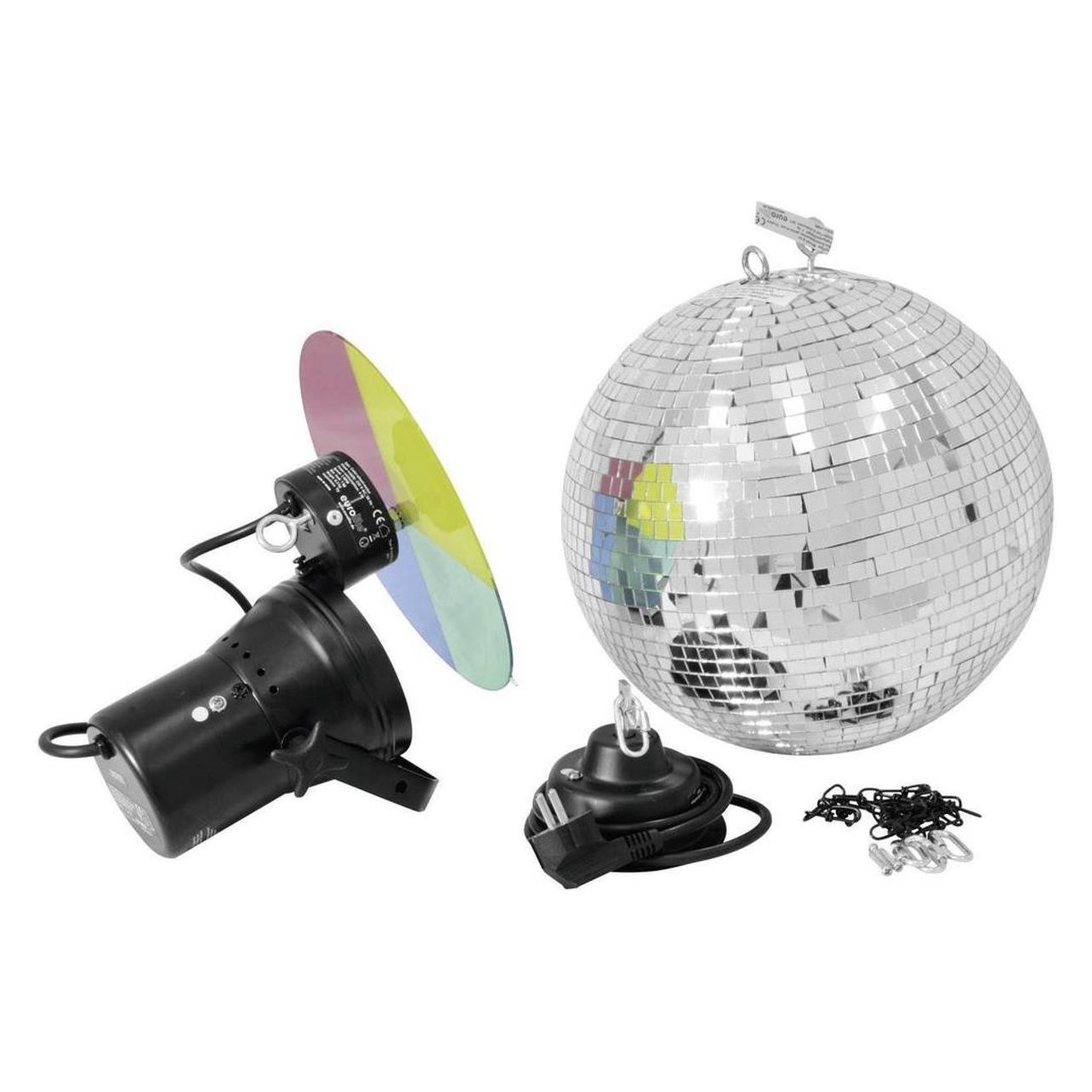 Eurolite Halogen Discokugel-Set mit Mot (30 cm) (50101860)