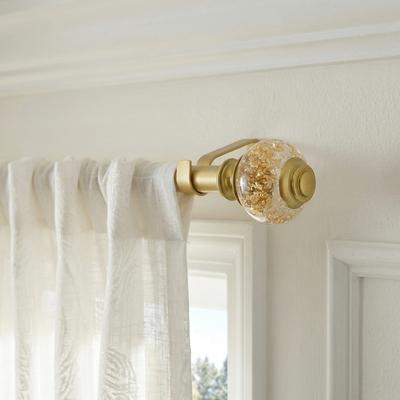 Acroma Luxury Spherical Gold Curtain Rod