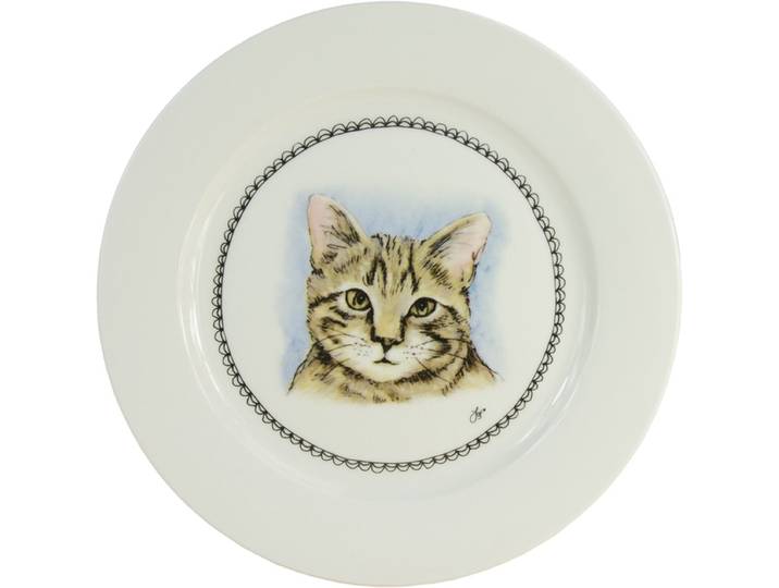 Boerenwinkel Ontbijtbord - Servies - Bord - Ø21 cm - Kat