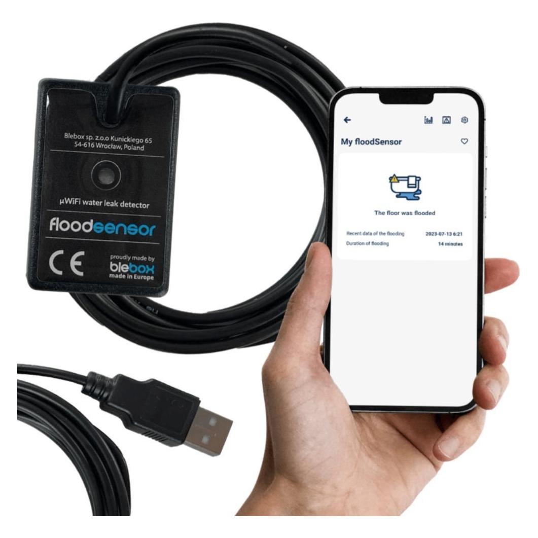 BleBox floodSensor WiFi Flood Sensor 1x binär (42388)
