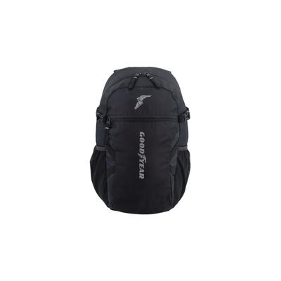 Sportrucksack GOODYEAR "Adventure", Gr. B/H/T: 30cm, schwarz, Lederimitat, Rucksäcke, Polyester material