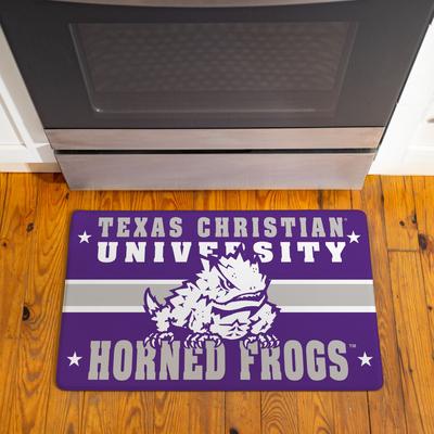 Evergreen "Texas Christian University Anti-Fatigue Door Mat - 30"" x 18"""