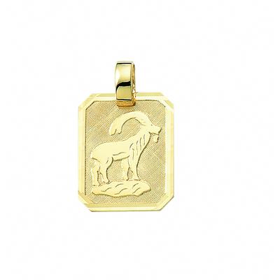 Sternzeichenanhänger ADELIA´S "Sternzeichen Anhänger Steinbock 333 Gold ( 8K )", gold, Schmuckanhänger, Herren, Steinbock, Gold, Goldanhänger Steinbock