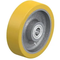 Blickle, Möbelrollen, GTH 175/25K, Roller, 2190 kg, Hellbraun, Stahl, Deutschland, 1 Stück(e), 175 mm