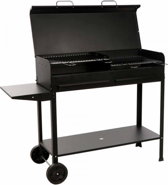 Mille Polifemo Big - Holzkohlegrill aus schwerem Eisen - 2x 47,5x37cm