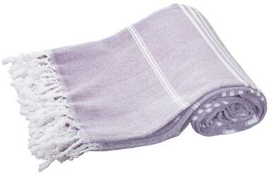 Porch & Den Independence Striped Cotton Fringed Oversized Beach Towel
