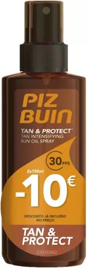 Piz Buin Tan & Protect Aceite Solar Spray Intensificador del Bronceado SPF30 2x150ml