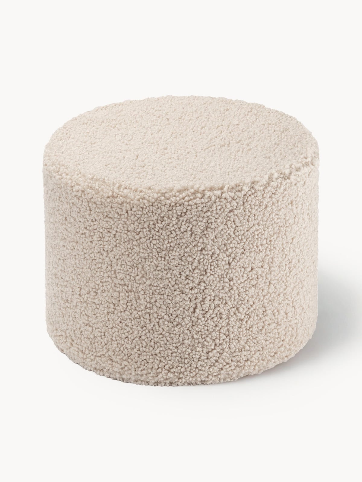 Wigiwama Teddy Poef Sugar voor Kinderen, Ø 40 cm