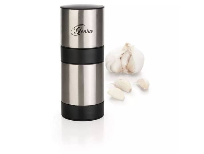 Genius - Knoblauch Schneider Edelstahl G7, Silber, 16cm