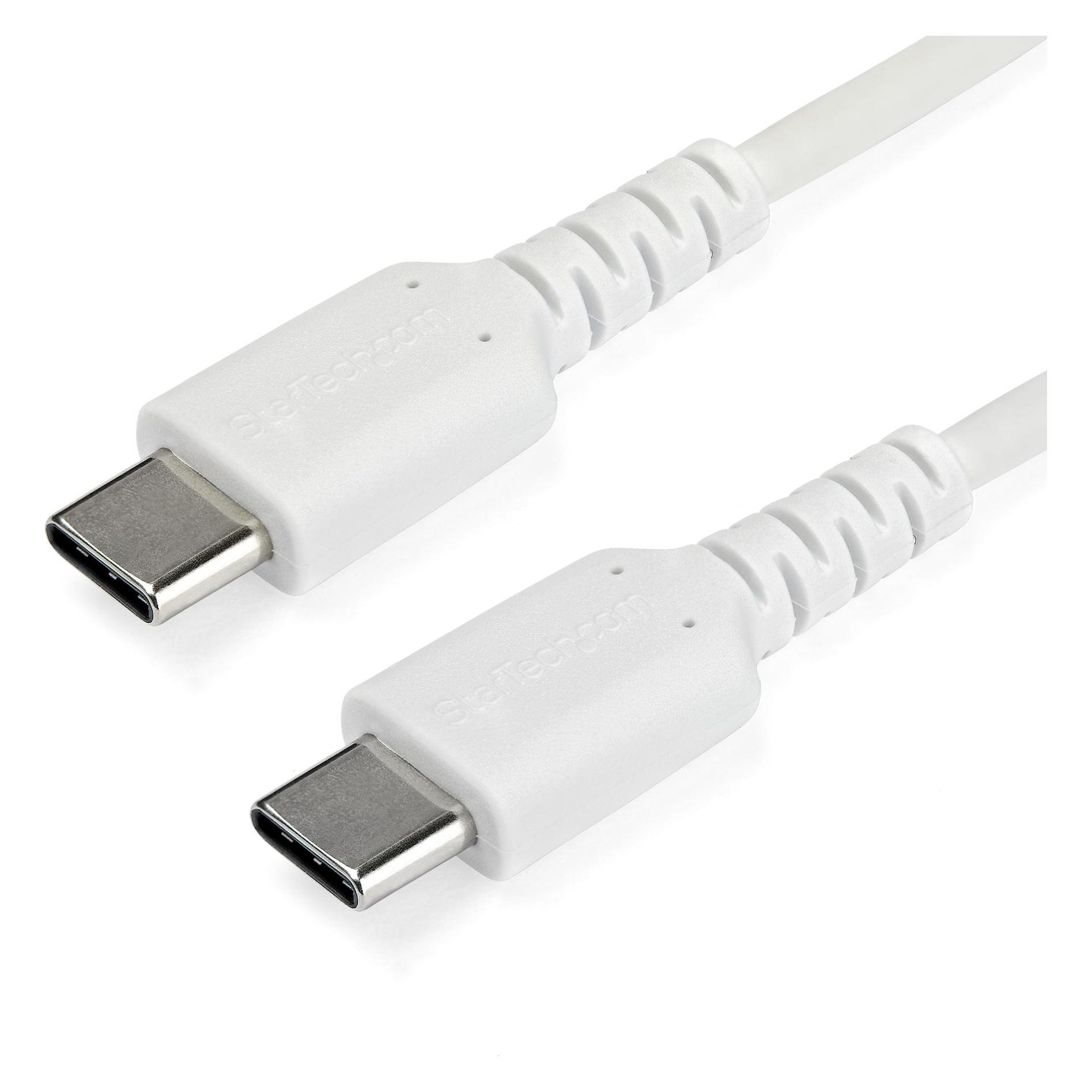 StarTech .com.com 1 m / 3.3 ft. USB C Cable (1 m, USB 2.0, 60 W) (RUSB2CC1MW)