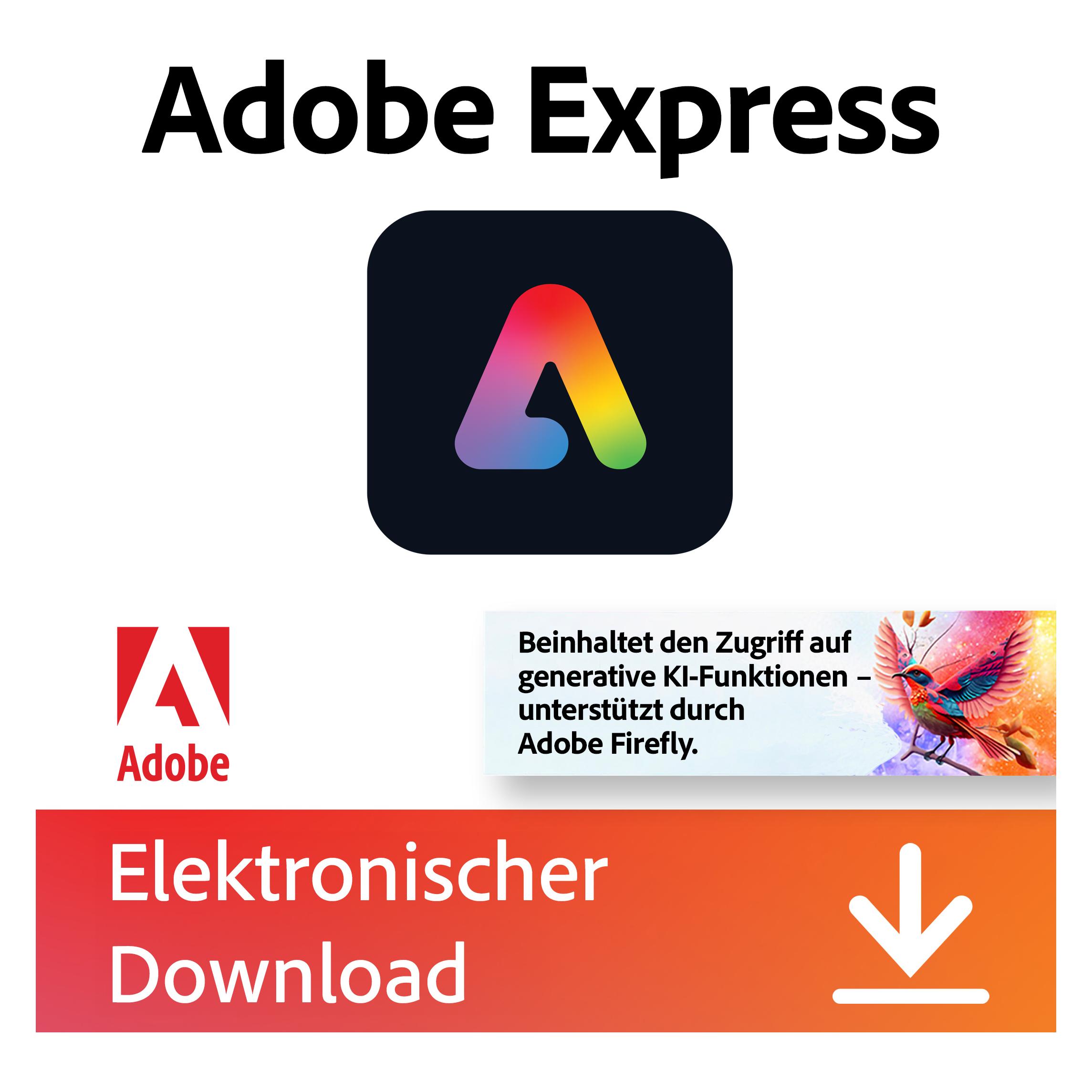 Adobe Express Premium (1 User, 12 Monate) (65324505)
