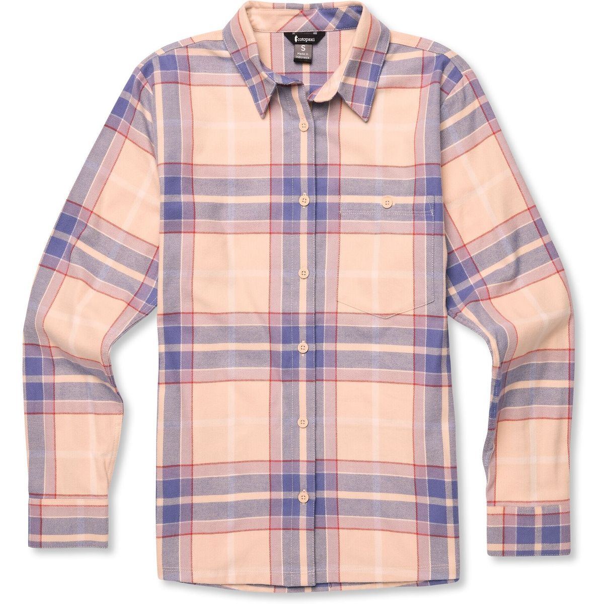 Cotopaxi Quedo Flannel Shirt - Womens - Cream Pla Women cream plaid S QFS-CMPLD-W-S