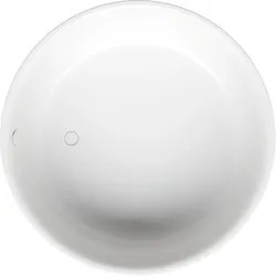 BettePond Badewanne, rund, Einbauversion, 1500x1500x450mm, 6045-000Plus, Farbe: Weiß mit Glasur Plus