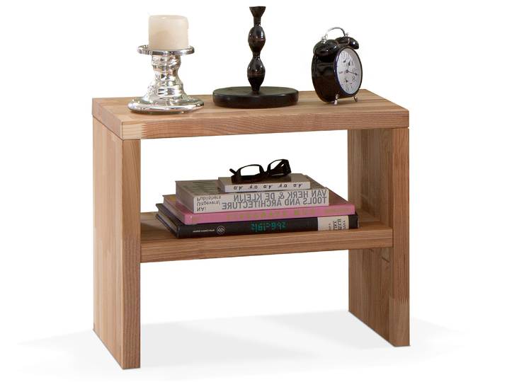 LÖWEN Nachtkommode, Material Massivholz, Buche geölt
