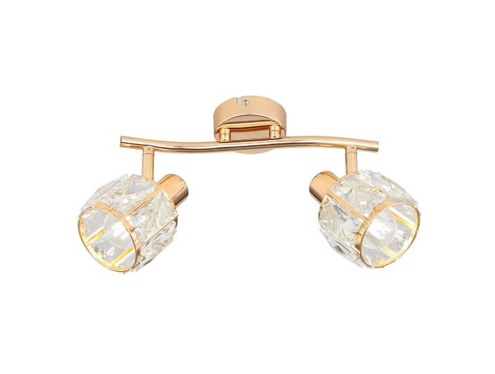 Deckenleuchte Dubai, Roségold, Metall, Glas, 9x18x28 cm, RoHS, Europäischer Sicherheitsstandard, einfach zu transportieren, Lampen & Leuchten, Innenbeleuchtung, Deckenleuchten, Deckenleuchten