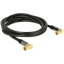 DELOCK 88865 - Anschlusskabel, IEC, 90° gewinkelt, 2 m
