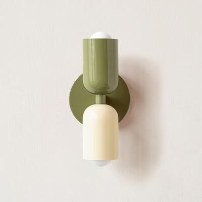 Modern Home Fixes Nordic Minimalist Modern Living Room Wall Lamp, Bedroom Dining Room Bedside Lighting, Corridor Balcony Wall Decoration no12 Green