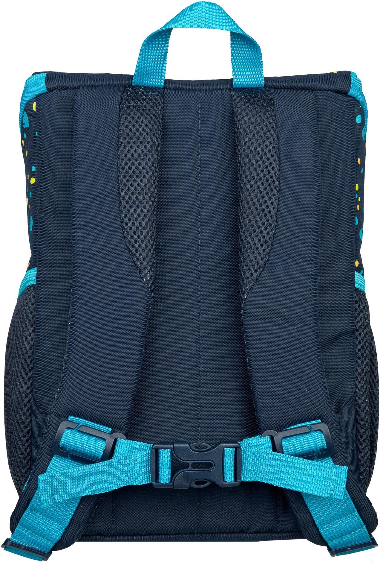 Kinderrucksack SCOOLI "Domi Dino 8 l", Kinder, blau (dunkelblau), Polyester, Rucksäcke Kinderrucksack dunkelblau Einheitsgröße