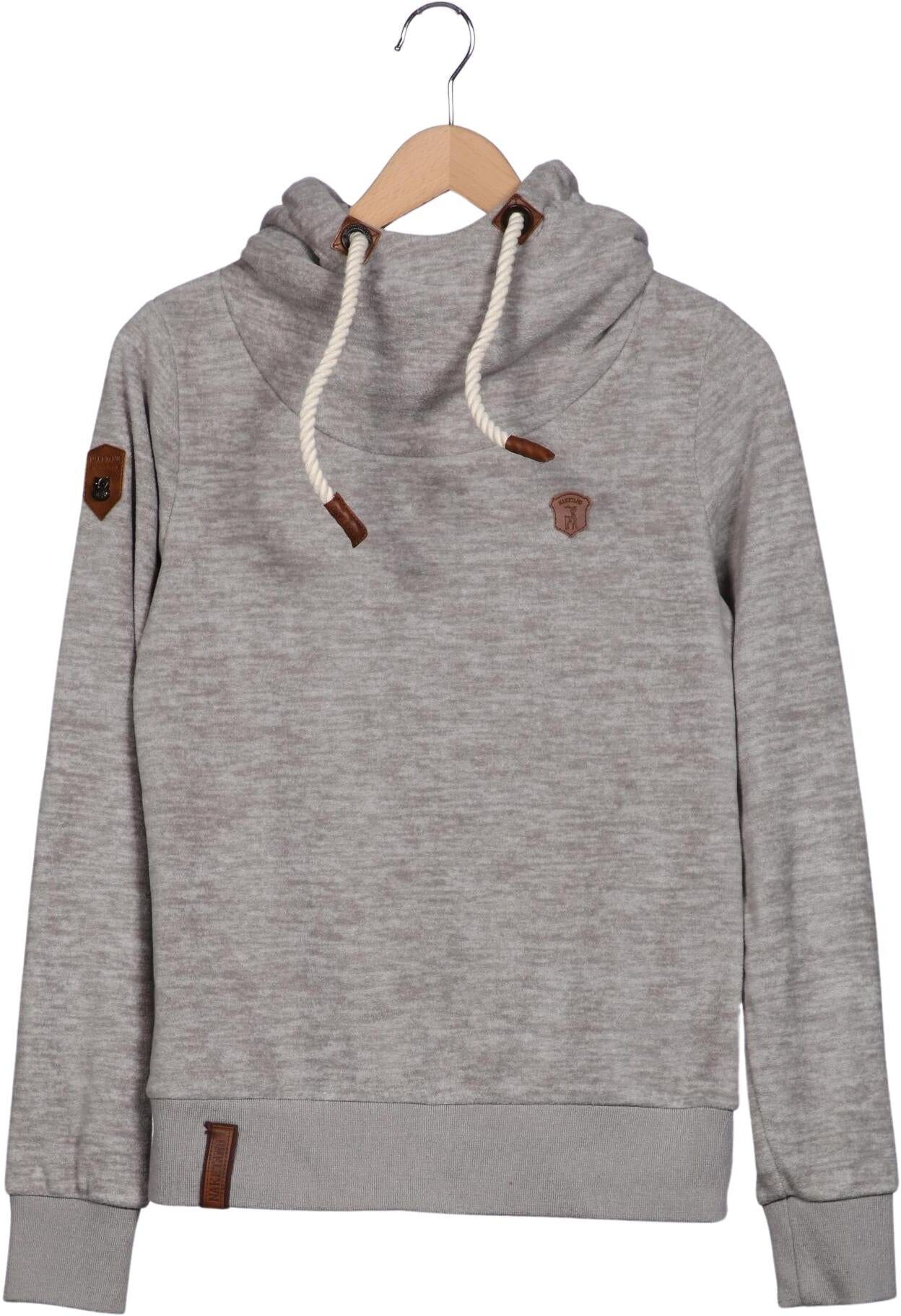 Naketano Damen Kapuzenpullover, Grau, Gr. M, Synthetik - Second Hand