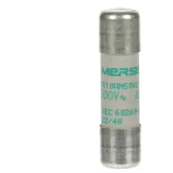 ABB E 9F10 AM2 Zylindrische Sicherung 2A, 10,3 x 38mm