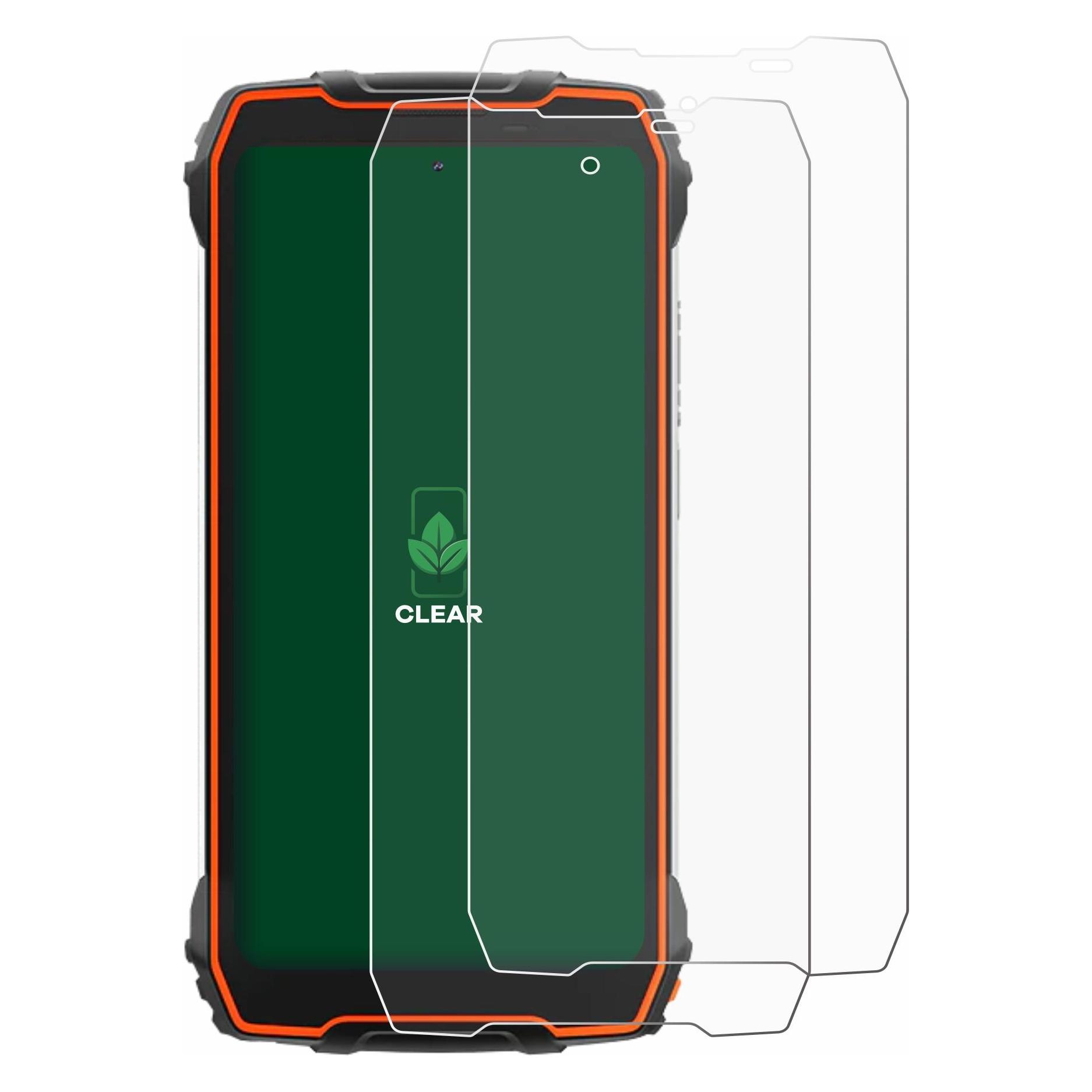 ScreenLeaf Schutzfolie für Blackview Oscal Pilot 1 Displayschutz Display Schutz Folie Klar Transparent (Blackview Max 1) (6157839)