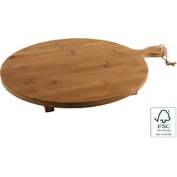 Servierbrett MALMÖ (BHT 42x3,60x52 cm) - braun - BHT 42x3,60x52 cm