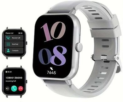 Uplift Essentials High Definition Wireless Calling Smartwatch silvery