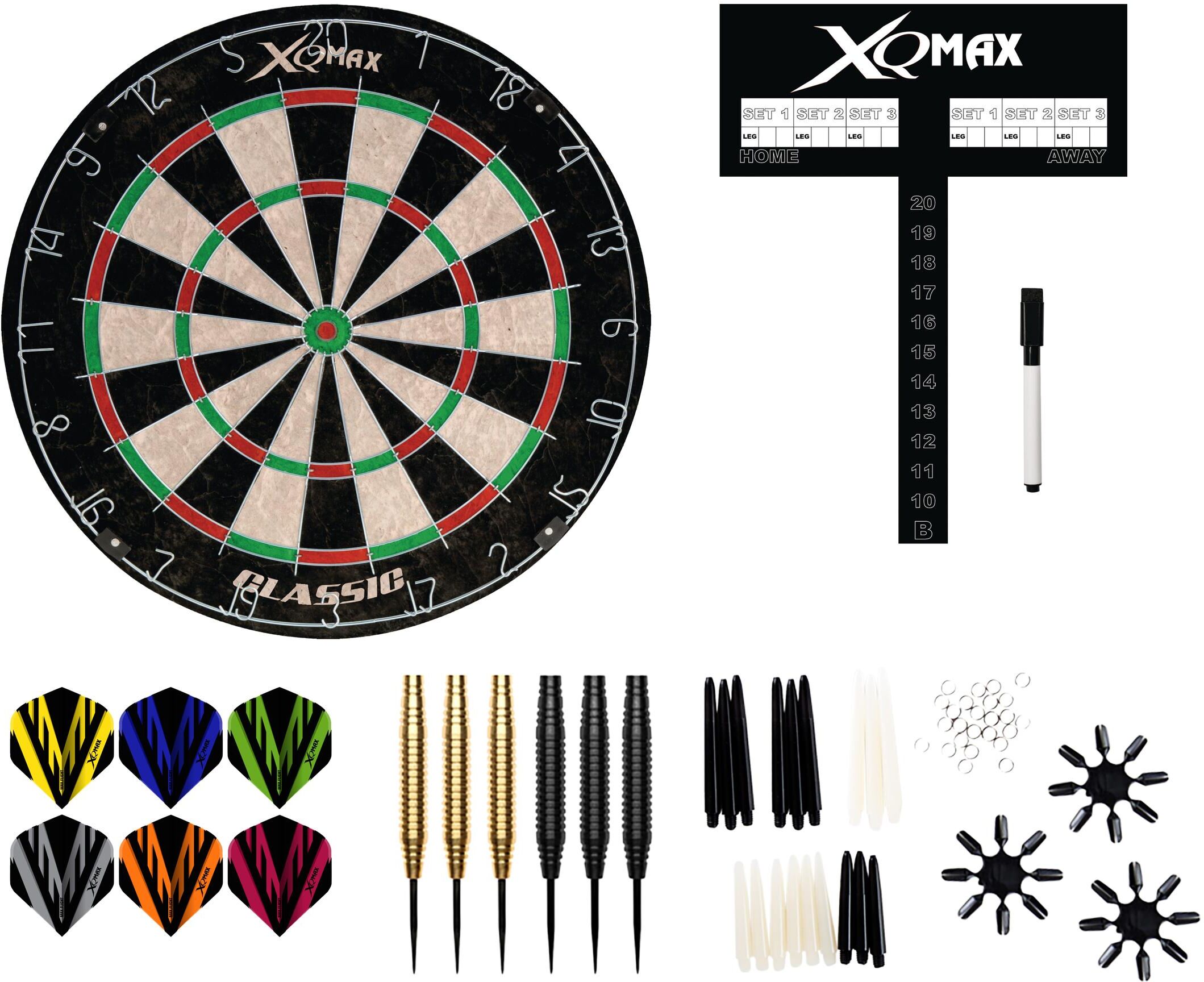 Kicker Dartscheibe "FTM Starter-Set, 90-teilig", bunt, Zielscheiben, Dartscheibe bunt Einheitsgröße