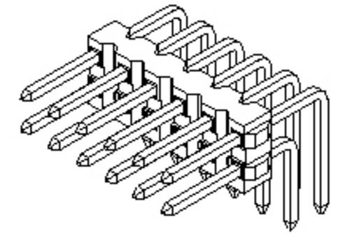 Molex Einbau-Stiftleiste (Standard) 10883301 Tube