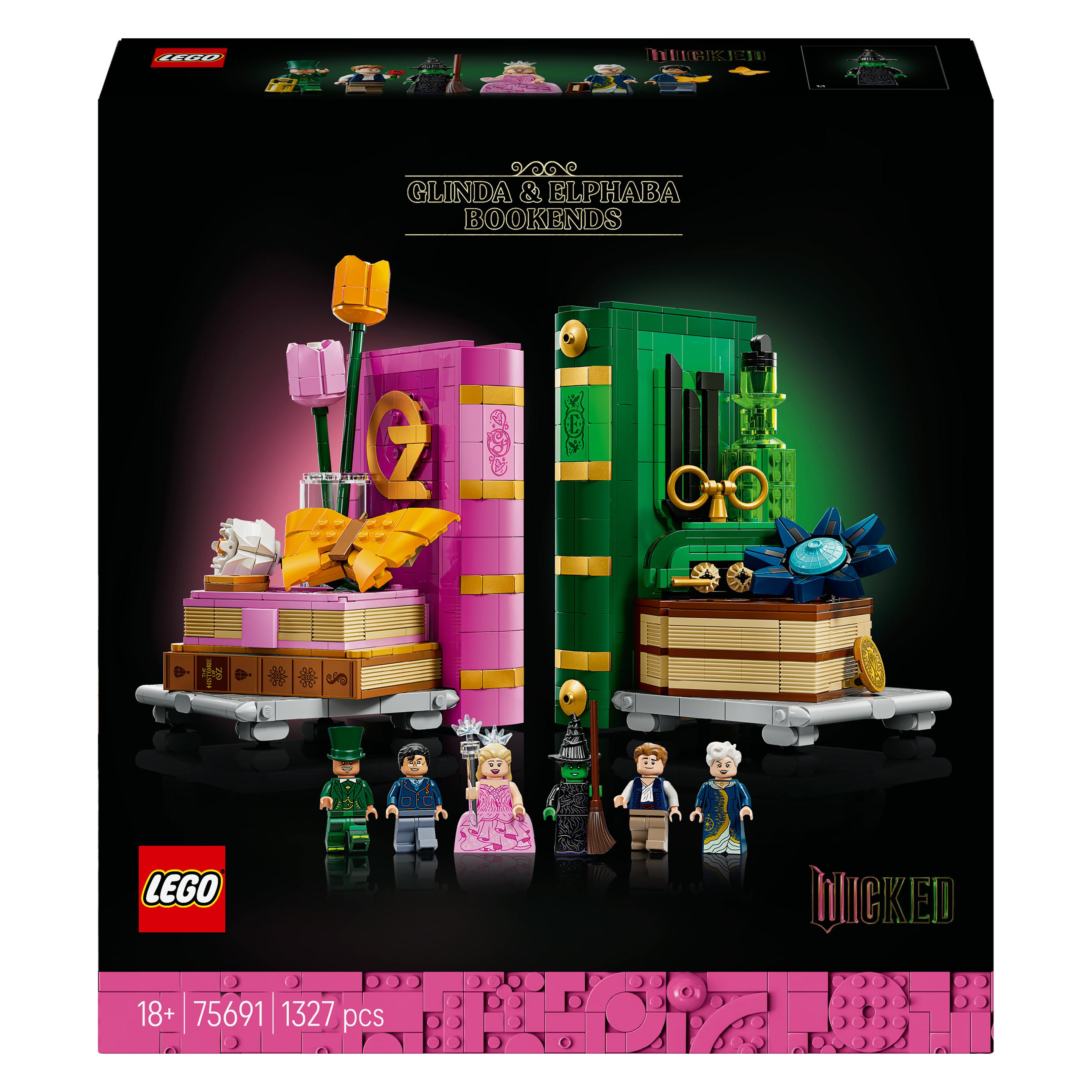 LEGO Glinda und Elphaba Bücherstützen (75691, LEGO Wicked) (75691)