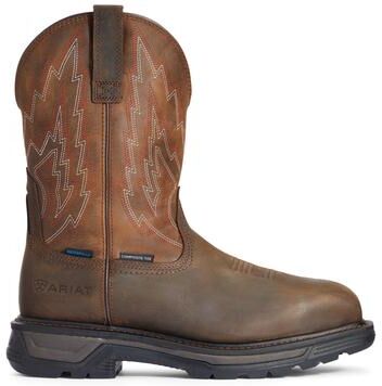 Ariat Big Rig H2O CT - Mens 10.5 Brown Boot E2