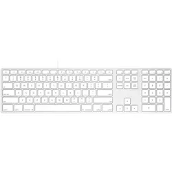 Matias MT1005AL (US, Kabelgebunden), Tastatur, Silber
