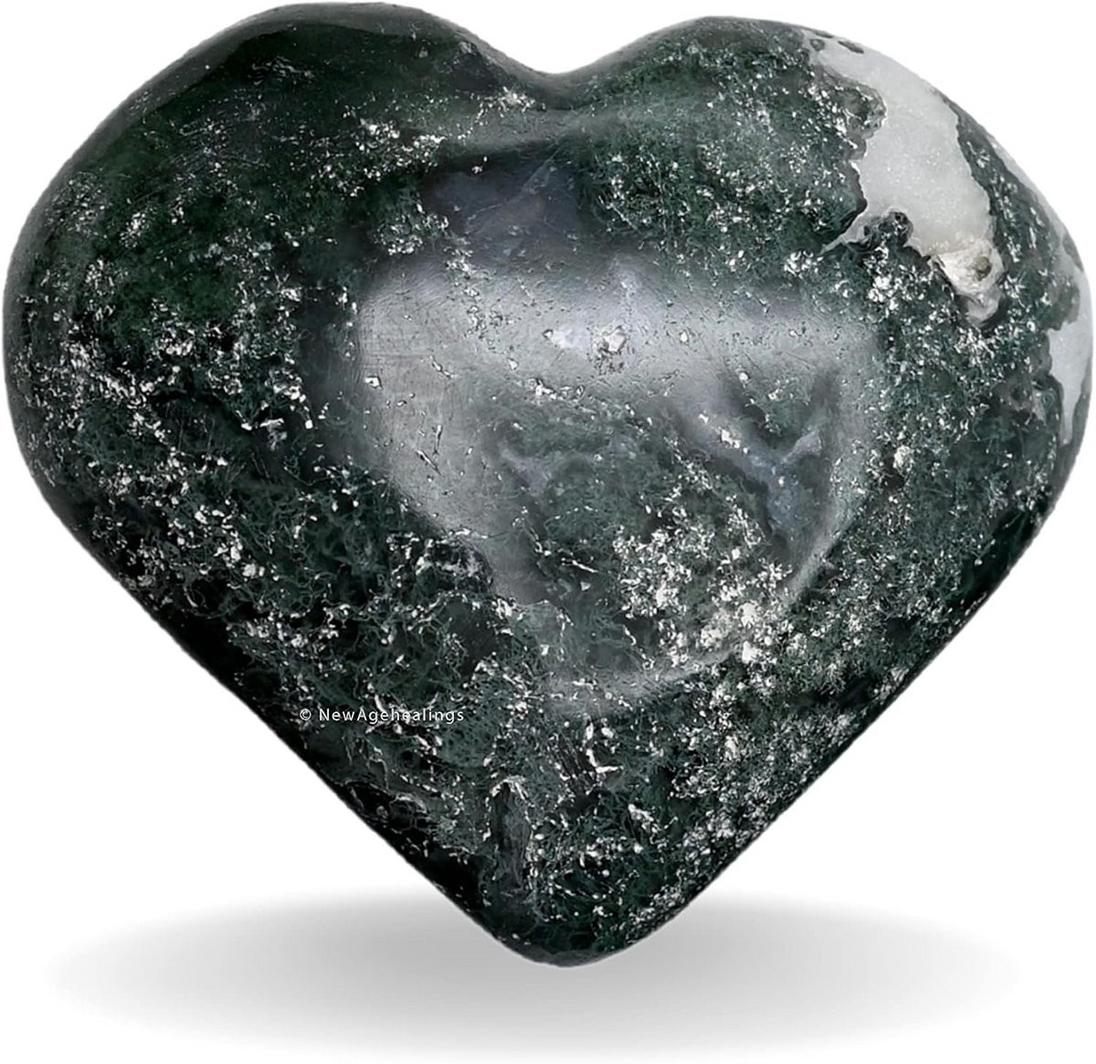 Gepolijst Kristallen Hart Palmsteen voor Massage en Chakra Healing