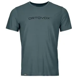 Ortovox, Herren, Funktionsshirt, 150 COOL BRAND TS (M), Blau, Grau