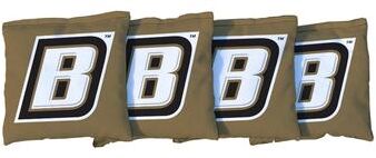 Skip's Garage Bryant University Bulldogs Gold Cornhole Bags